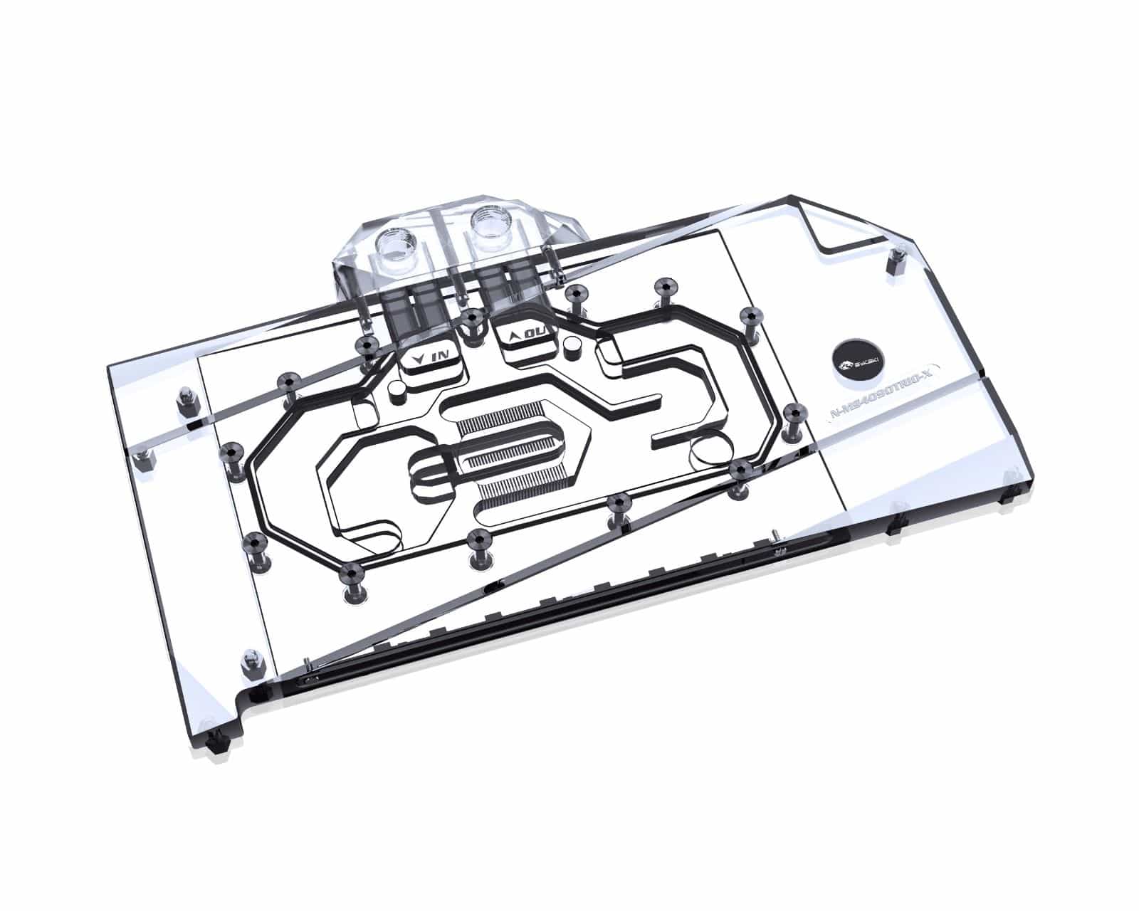 Bykski Full Coverage GPU Water Block and Backplate for MSI GeForce