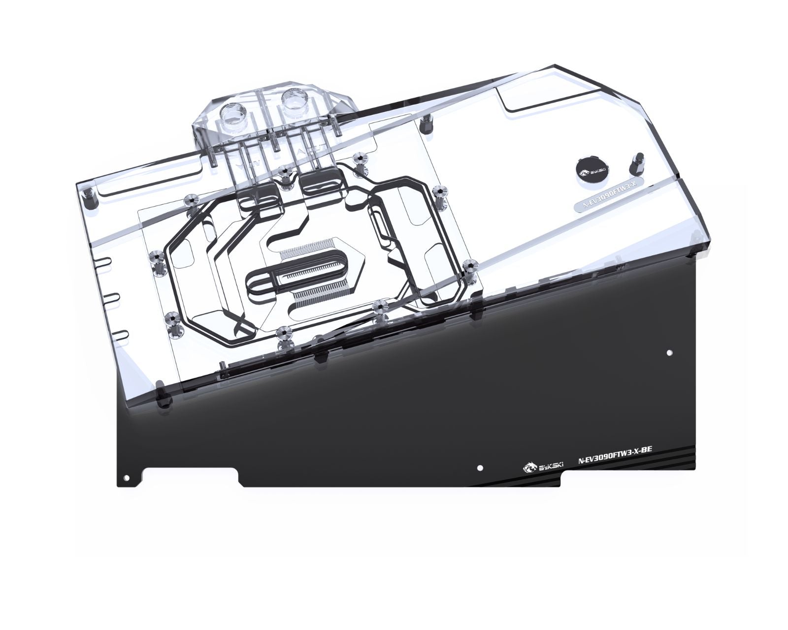 Bykski Full Coverage GPU Water Block and Backplate for EVGA RTX
