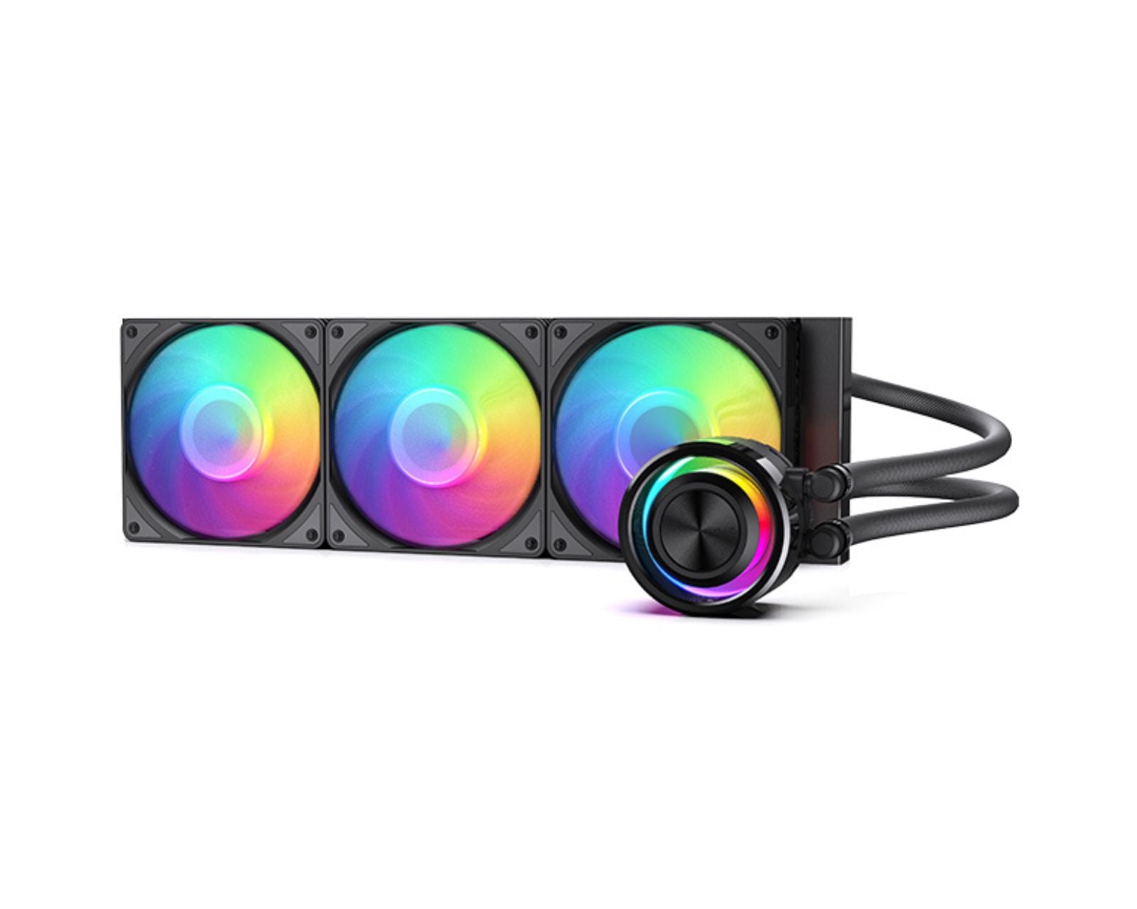 Bykski AIO Integrated Liquid CPU Cooler for Intel LGA1700/1800/115X and AMD  Ryzen 9/7/5/3 AM5/AM4 featuring A-RGB Lighting - 360mm (B-FRB360)