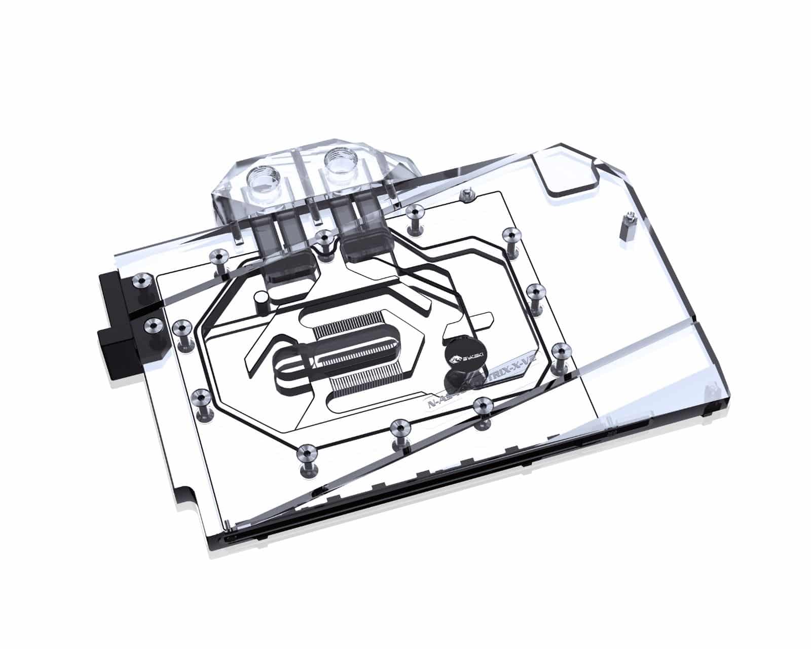 Bykski Full Coverage GPU Water Block and Backplate for ASUS ROG