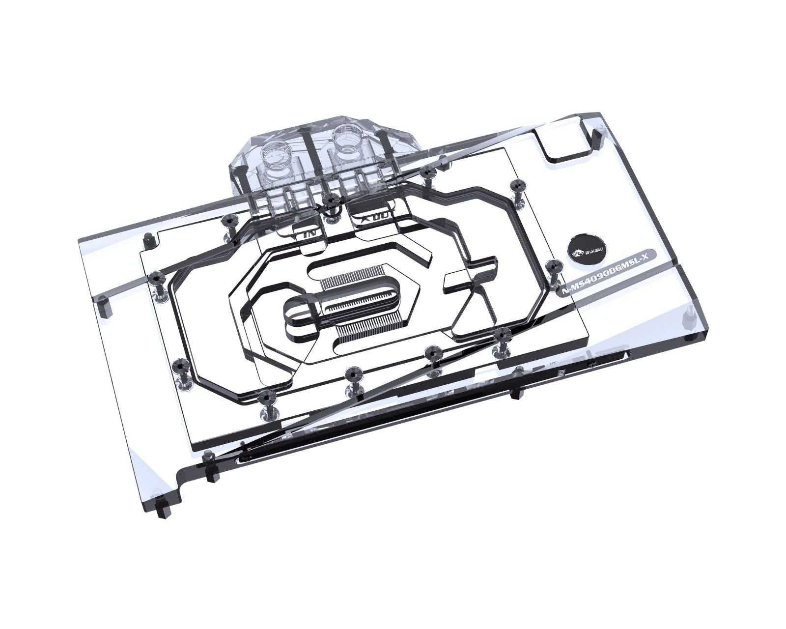 Bykski Full Coverage GPU Water Block and Backplate For MSI GeForce