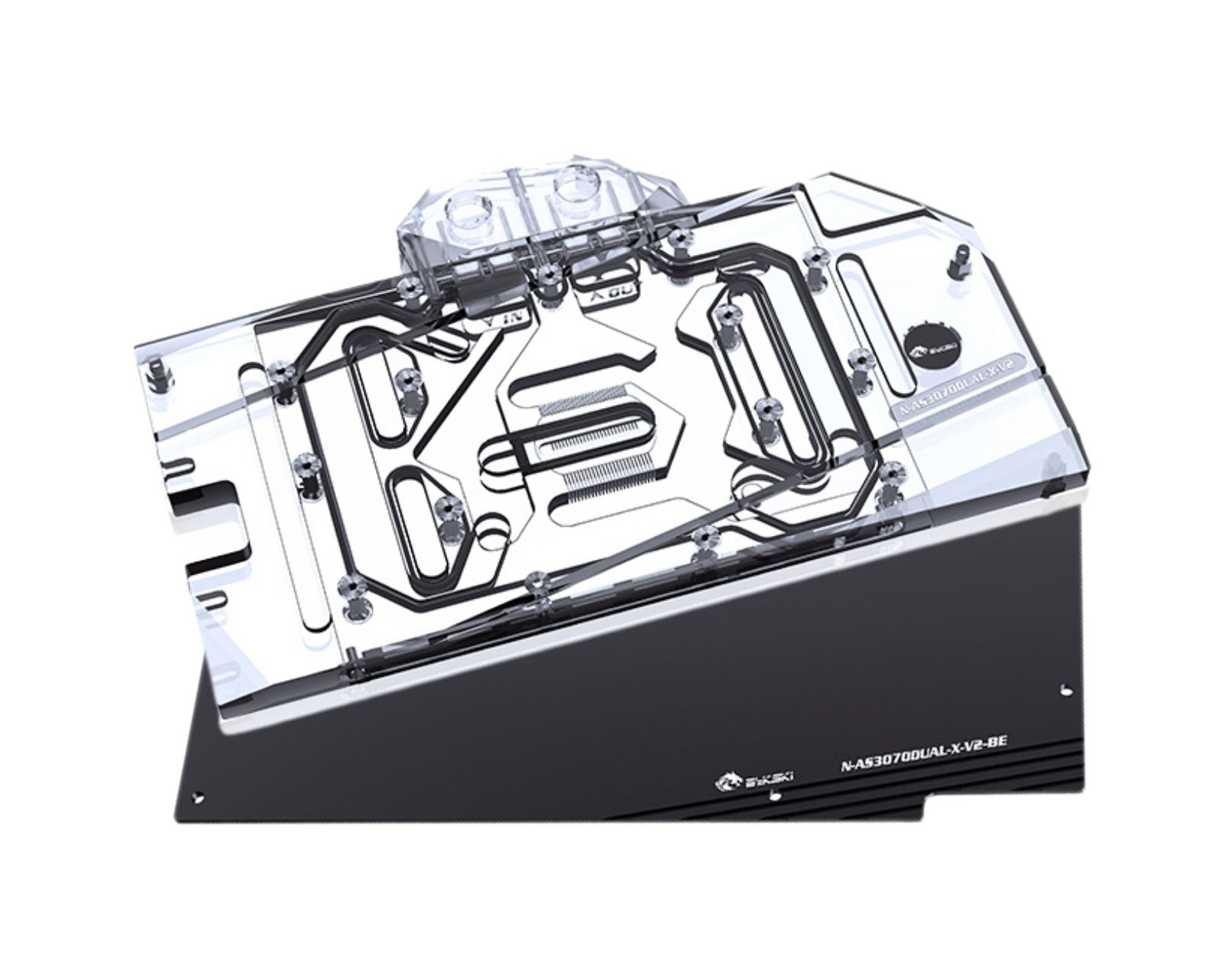 Bykski Full Coverage GPU Water Block and Backplate for ASUS Dual