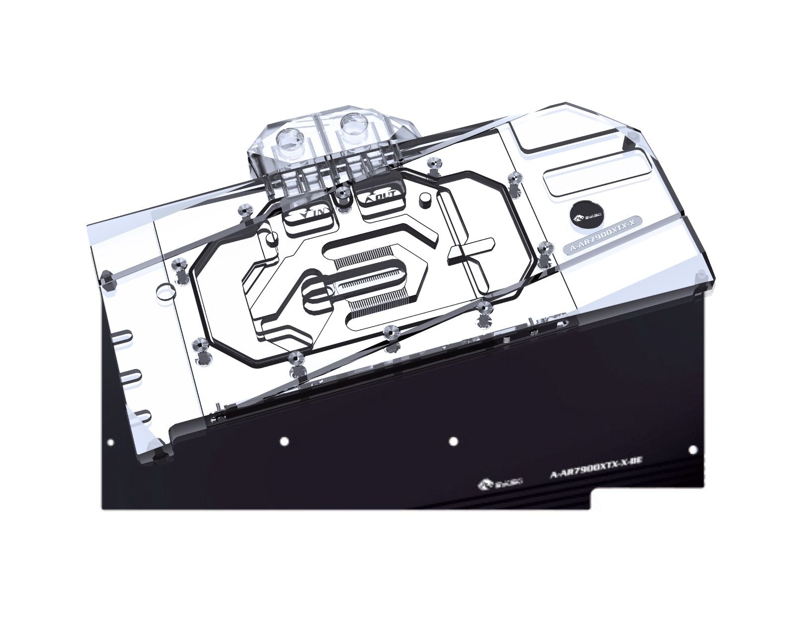 Bykski Full Coverage GPU Water Block and Backplate For ASRock