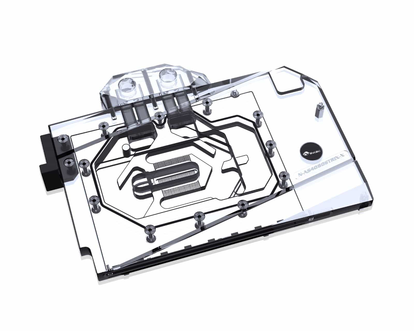 Bykski Full Coverage GPU Water Block and Backplate for ASUS ROG Strix –