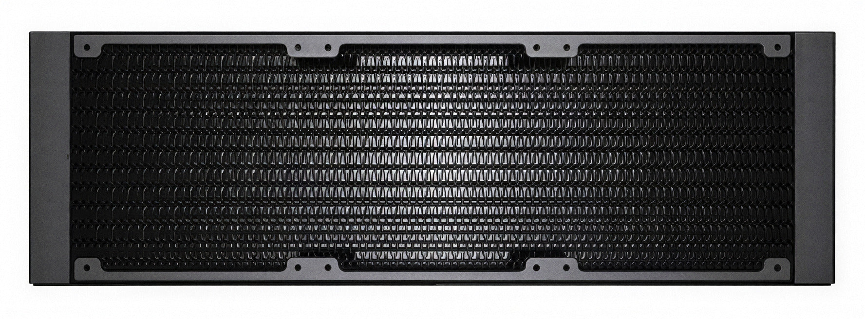 360 mm aluminum radiator, top view