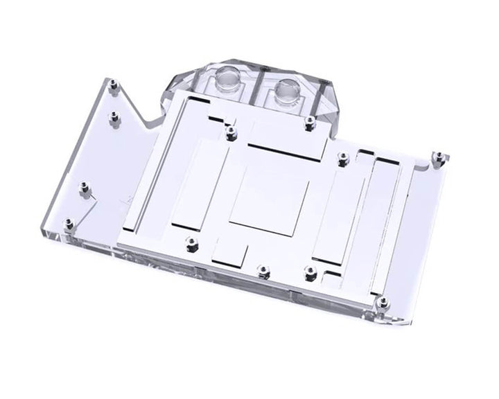 Bykski Full Coverage GPU Water Block and Backplate for RTX 3080 Founders Edition (N-RTX3080FE-X) - Clear