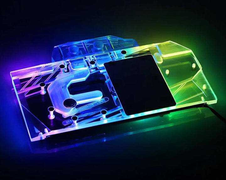 Bykski MSI RTX 2070 / 2080 Ventus V2 Full Coverage GPU Water Block - Clear (N-MS2080VENTUS-X)