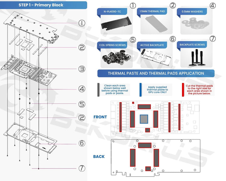 Bykski Durable Metal/POM GPU Water Block and Backplate For NVIDIA GEFORCE RTX 4090D Turbo Edition 48GB (N-PL4090-TC) - Continuous Usage