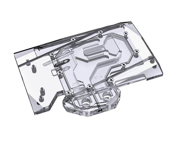 Bykski Full Coverage GPU Water Block and Backplate for nVidia Founders Edition RTX 3090 (N-RTX3090FE-X-V2) - Clear