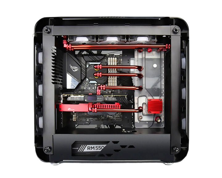 Bykski Distro Plate For InWin 925 - PMMA w/ 5v Addressable RGB(RBW) (RGV-INW-925-P-K) - DDC Pump With Armor