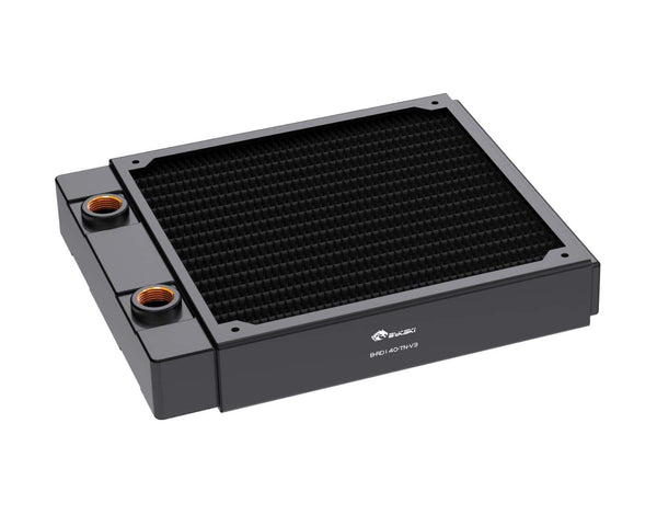 Bykski 140mm x 30mm RC Series Radiator, 140mm x 1, Single Fan (CR-RD140RC-TN-V3)