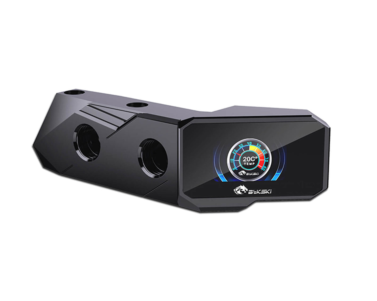 Bykski GPU Block 90 Degree Digital Display Module (B-VGA-SC-FX) - Black