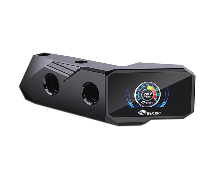 Bykski GPU Block 90 Degree Digital Display Module (B-VGA-SC-FX) - Black