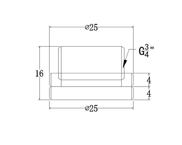 Bykski Fillport / Pass Thru Fitting (B-WPJ-X) - Blue