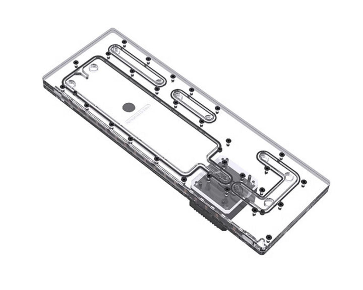 Bykski Distro Plate For InWin 925 - PMMA w/ 5v Addressable RGB(RBW) (RGV-INW-925-P-K) - DDC Pump With Armor