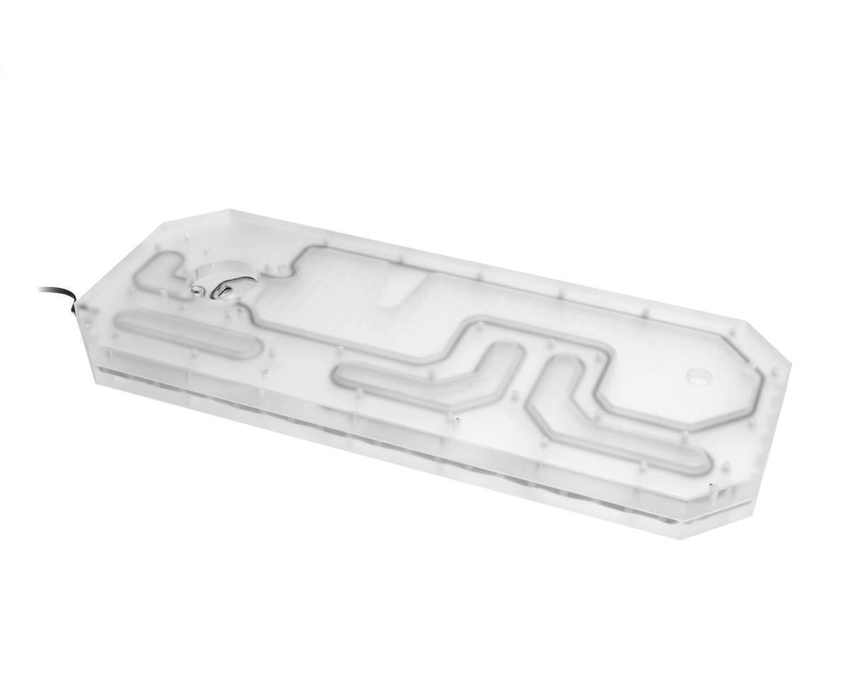 Bykski Distro Plate For Bykski Poison MOD - PMMA w/ 5v Addressable RGB (RBW) (RGV-BY-VEN-P)