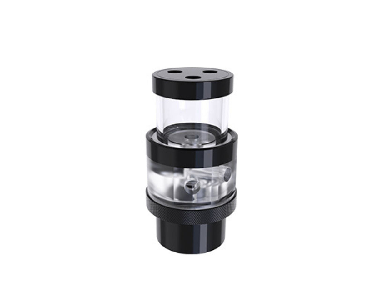 Bykski Complete CP-D5PM-V2 Pump / PMMA Reservoir Combo, Armored Black - with Integrated 5V Addressable RGB (CP-NWD5-V2-CT60-60) - 60MM