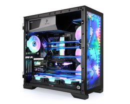 Bykski Distro Plate For ANTEC P120 PMMA w/ 5v Addressable RGB(RBW) (RGV-ANTEC-P120-P-ATK-K) - DDC Pump With Armor