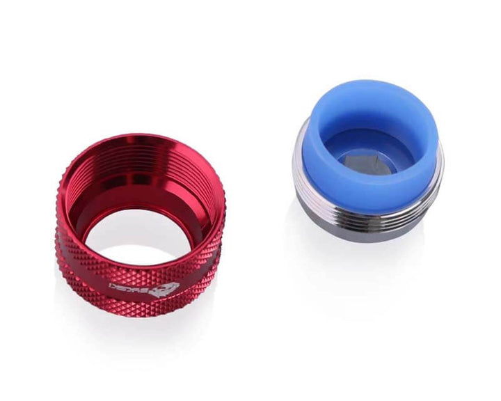 Bykski Anti-Off Rigid 16mm OD Fitting (B-FTHTJ-L16) - Red