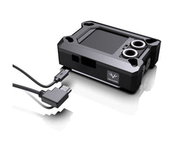Granzon GAMSC Digital Display CPU Water Cooling Block for AMD Ryzen 3/5/7/9 (AM4/AM5) - Black