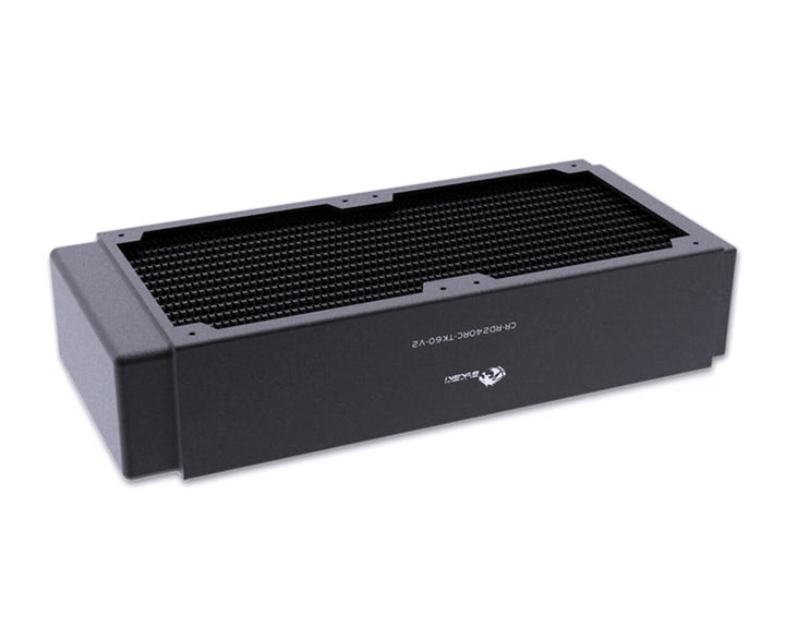 Bykski 240mm x 60mm RC Series Radiator, 120mm x 2, Dual Fan (CR-RD240RC-TK60-V2)