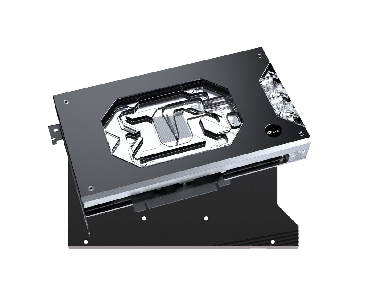 Bykski Armored End Port GPU Waterblock with Backplate for PALIT GeForce RTX 5090 GameRock 32GB (N-PT5090GK-X-V2)