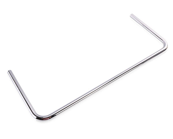 Bykski Double Metal Pre-Bent Rigid Tubing - Chrome Plated Copper - 14mm OD - 500mm/200mm