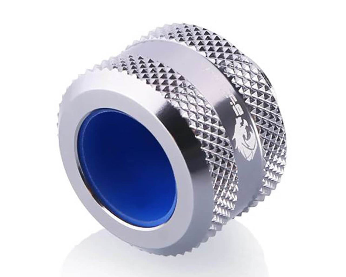 Bykski Anti-Off Rigid 14mm OD Fitting - Silver (B-FTHTJ-L14) - Silver