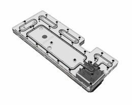 Bykski Distro Plate For ASUS TUF Gaming GT501 PMMA w/ 5v Addressable RGB(RBW) (RGV-AS-GT501-P-K) - DDC Pump With Armor
