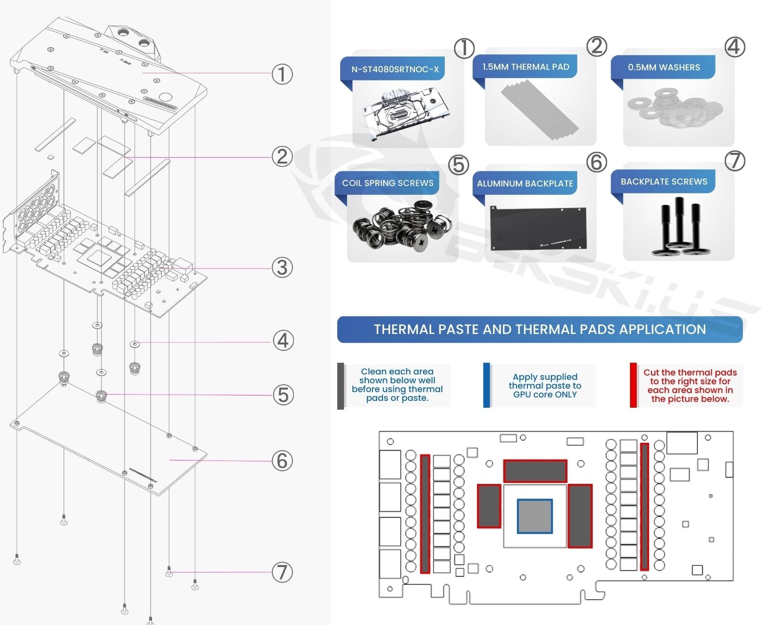 Bykski Full Coverage GPU Water Block and Backplate For ZOTAC