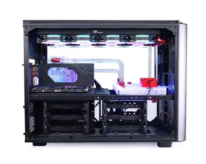 Bykski Distro Plate For Thermaltake Level 20 XT - PMMA w/ 5v Addressable RGB (RBW) (RGV-TT-LEVEL20XT-P-K) - DDC Pump With Armor
