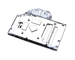 Bykski Full Coverage GPU Water Block and Backplate for ASRock Radeon RX 6600XT Challenger ITX 8GB (A-AR6600XT-X)