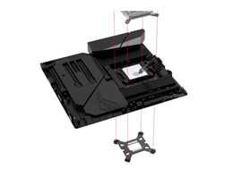 Bykski Backplate For Intel CPU Blocks - Socket LGA1700 /115X - 12/13th Gen Platform (B-MB1700-BE-V2)