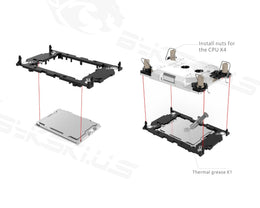 Bykski CPU-SR4189-X Full Metal CPU Water Cooling Block for Intel Xeon Scalable (LGA 4189)