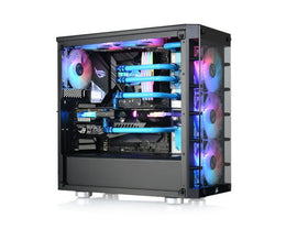 Bykski Distro Plate For CORSAIR 465X - PMMA w/ 5v Addressable RGB(RBW) (RGV-COS-465X-P-K) - DDC Pump With Armor
