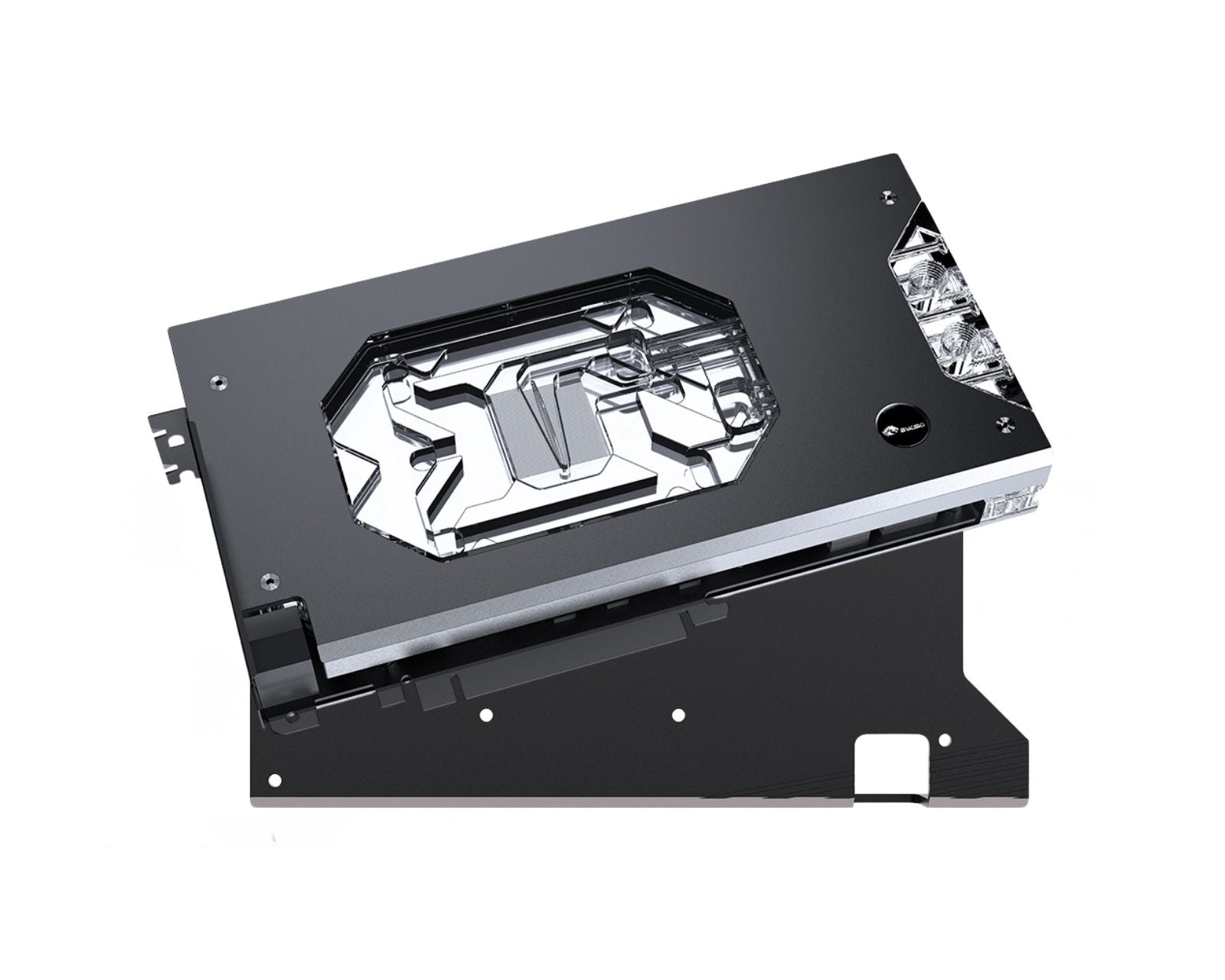 Bykski Armored End Port GPU Waterblock with Backplate for PALIT