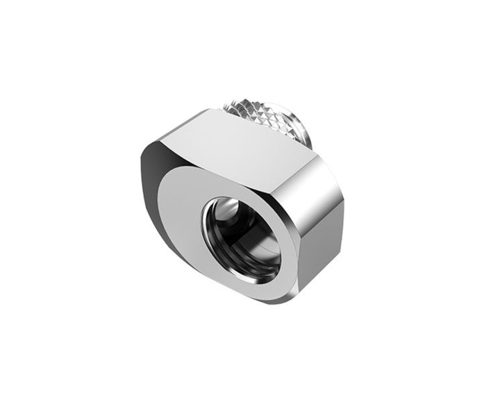 Bykski G 1/4in. Male to Female Rotary 10mm Offset Fitting (CC-HR-10-X) - Silver