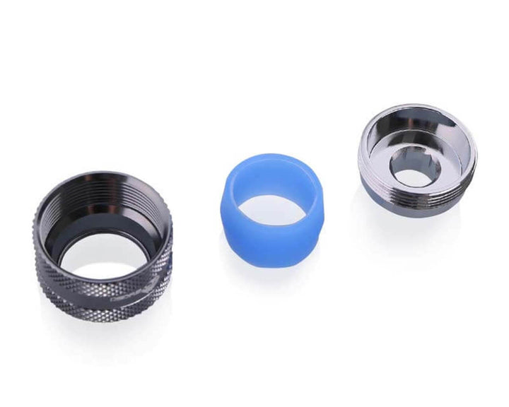 Bykski Anti-Off Rigid 16mm OD Fitting (B-FTHTJ-L16) - Grey