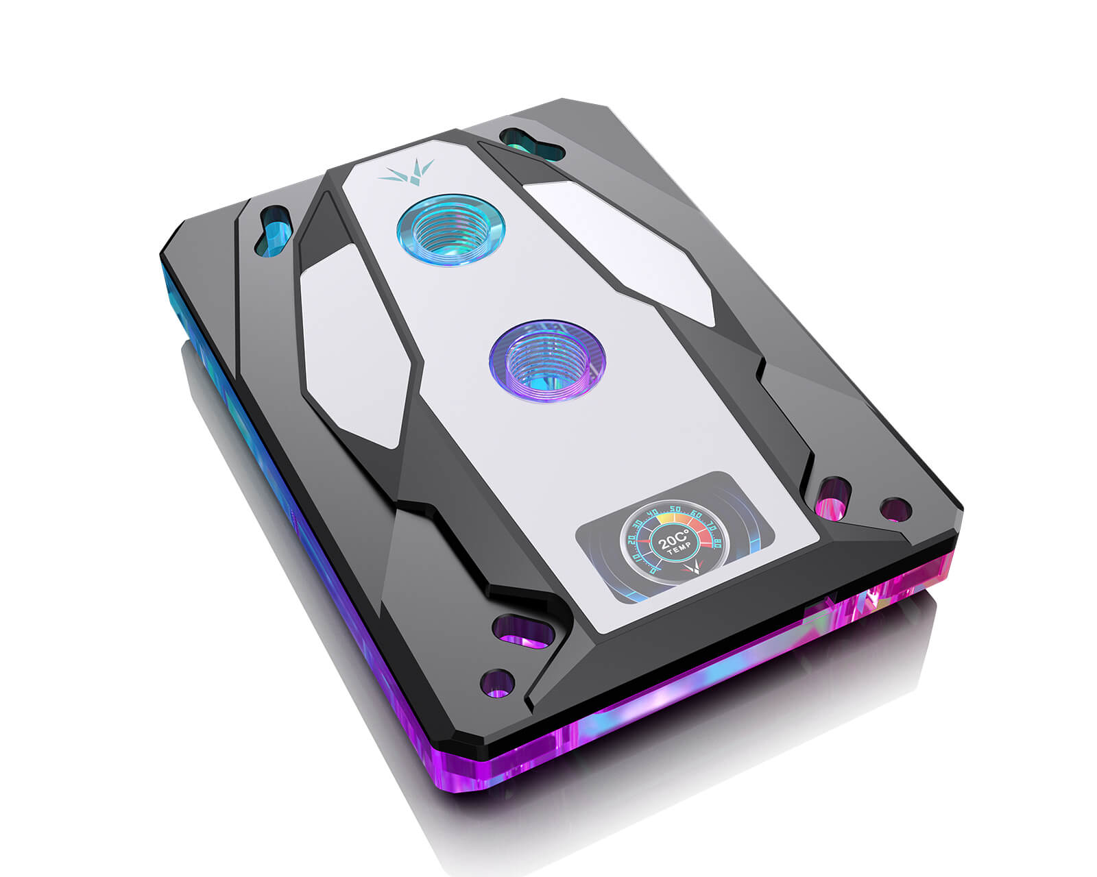 Granzon GAMS CPU Water Cooling Block w/ Temp Digital Display