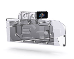 Bykski GPU Block 90 Degree Digital Display Module (B-VGA-SC-FX) - Clear