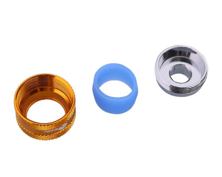 Bykski Anti-Off Rigid 16mm OD Fitting (B-FTHTJ-L16) - Gold