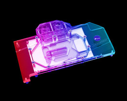 Bykski Full Coverage GPU Water Block and Backplate for GALAXY RTX 3060Ti EX (1-CLICK OC)(N-GY3060TIBK-X)