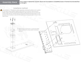 Bykski Distro Plate For InWin 925 - PMMA w/ 5v Addressable RGB(RBW) (RGV-INW-925-P-K) - DDC Pump With Armor