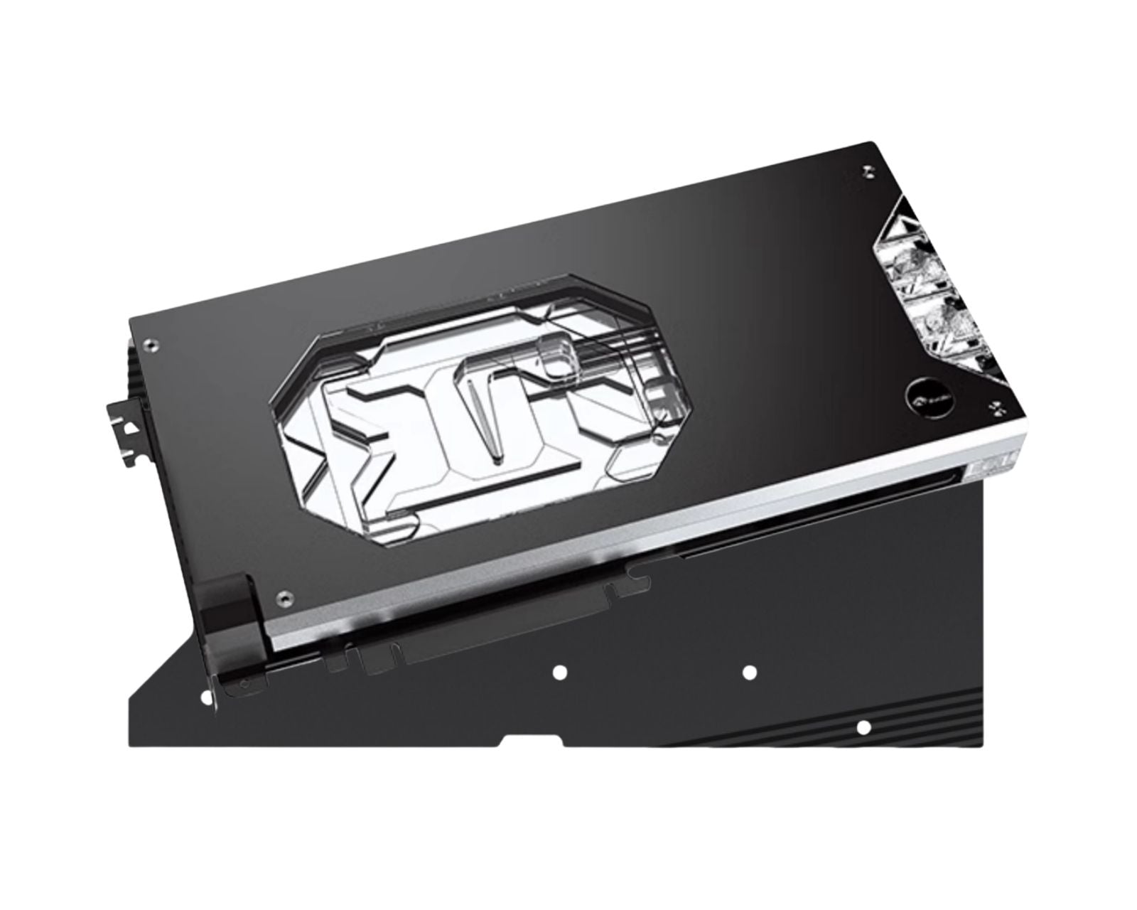 Bykski Armored End Port GPU Waterblock with Backplate for ASUS ROG