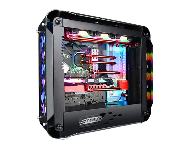 Bykski Distro Plate For InWin 925 - PMMA w/ 5v Addressable RGB(RBW) (RGV-INW-925-P-K) - DDC Pump With Armor