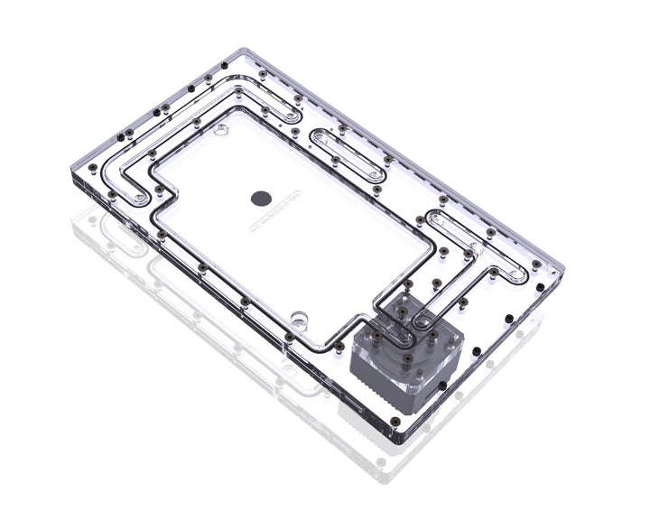 Bykski Distro Plate For Thermaltake Level 20 XT - PMMA w/ 5v Addressable RGB (RBW) (RGV-TT-LEVEL20XT-P-K) - DDC Pump With Armor