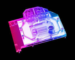 Bykski Full Coverage GPU Water Block and Backplate For MSI GeForce RTX 3060 Ti AERO ITX 8G LHR (N-MS3060TIAERO-X)