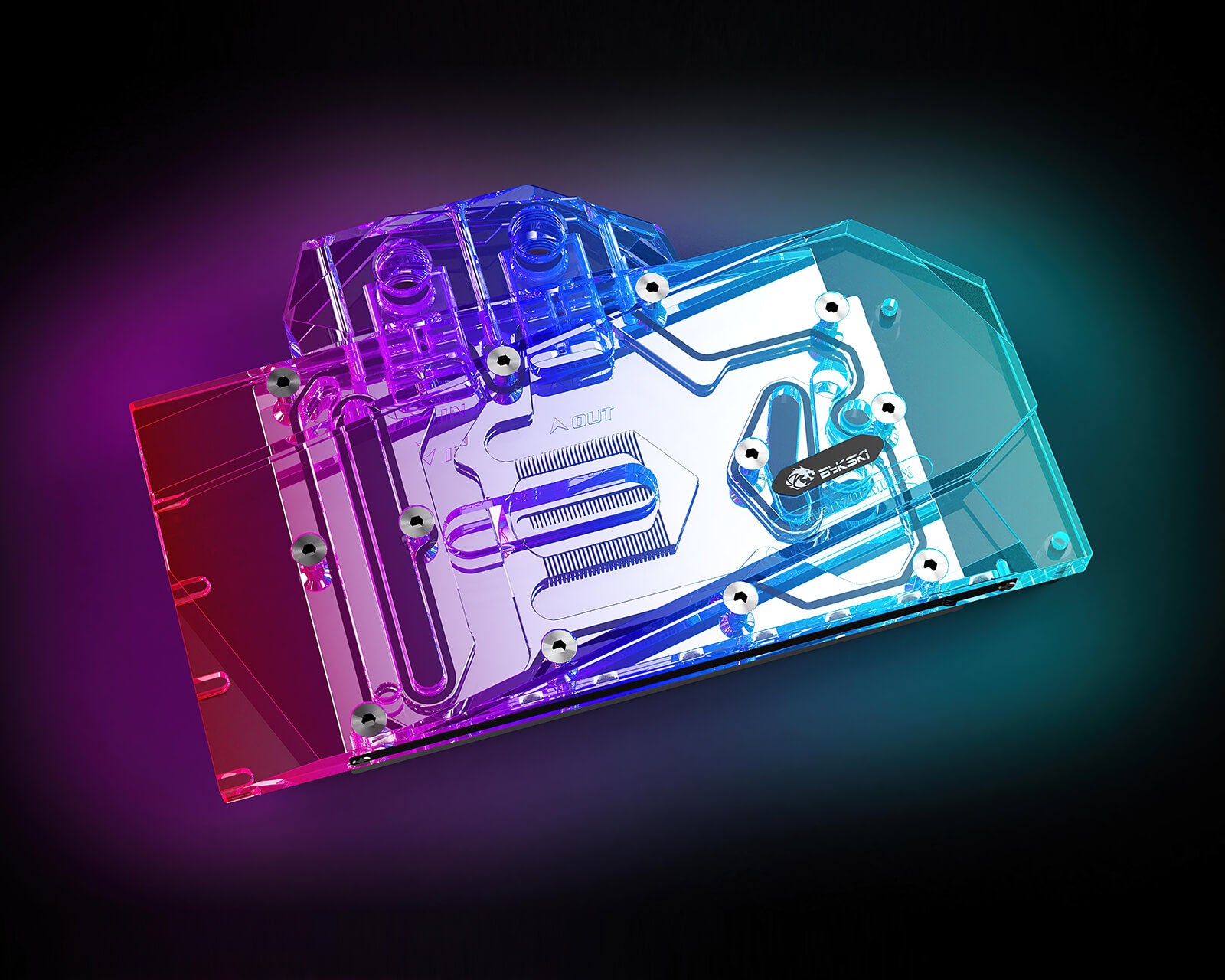 Bykski Full Coverage GPU Water Block and Backplate for Gigabyte