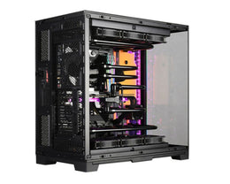 Bykski Distro Plate For LIAN LI O11EVOXL - PMMA w/ 5v Addressable RGB(RBW) (RGV-LAN-O11EVOXL-P-K) - DDC Pump With Armor