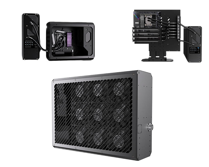 Bykski SPD External Thermal Exchange Liquid Cooling Unit - 4 GPU Optimized Thermal Solution - (B-1080-SPD-CEC-X)